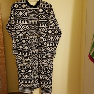 Long warm heavy sweater